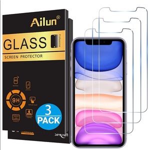 iPhone 11/iPhone XR 6.1 Inch 3 Pack Tempered Glass